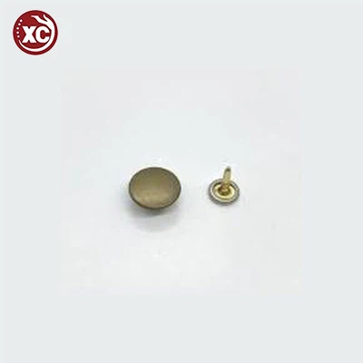 Antique Brass Plain Tack Button