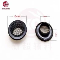 Black Brass Mesh Eyelets